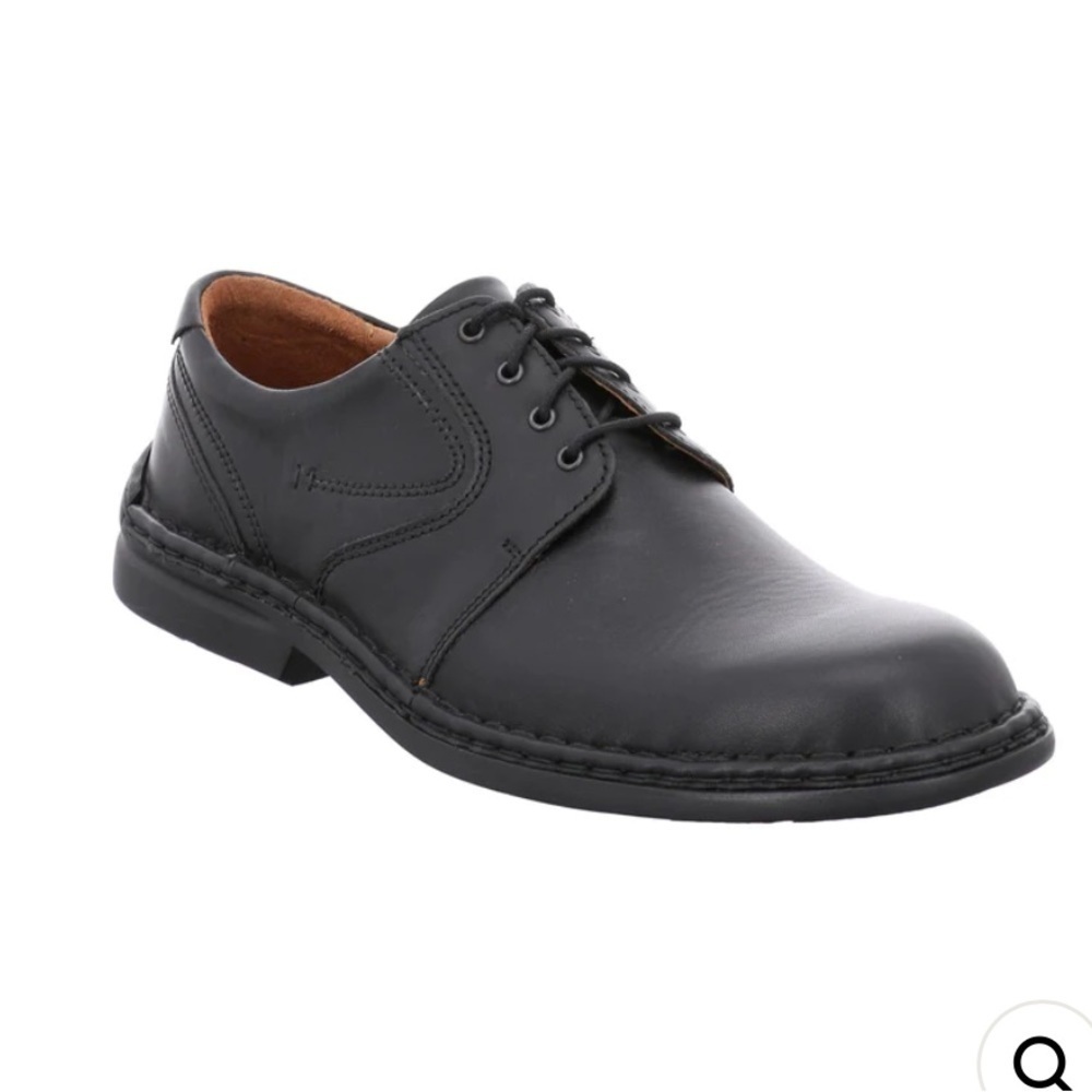 Josef Siebel Black Leather WALT Men’s Dress Shoes Size 9.5-10 Used